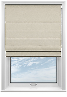 Chilham, Cashmere - Twist&Fit Roman Blind